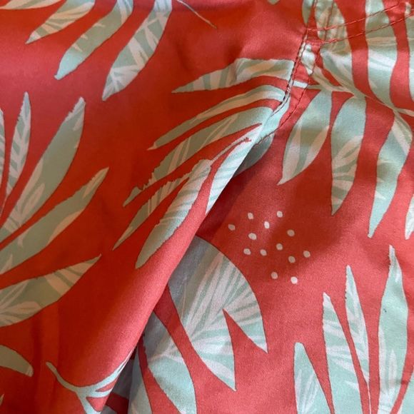 Coral Swim Trunk 14/16 Husky Cat & Jack EUC - Picture 7 of 12